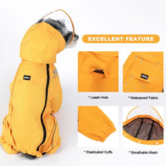 PINA detachable hood on raincoat preserves vision while shielding from rain