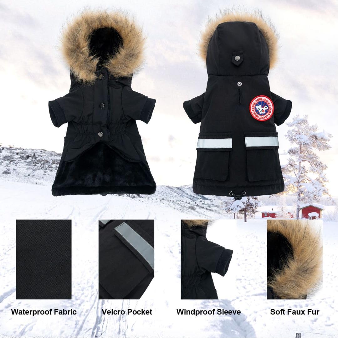 PINA coat easy-on, button design simplifies dressing