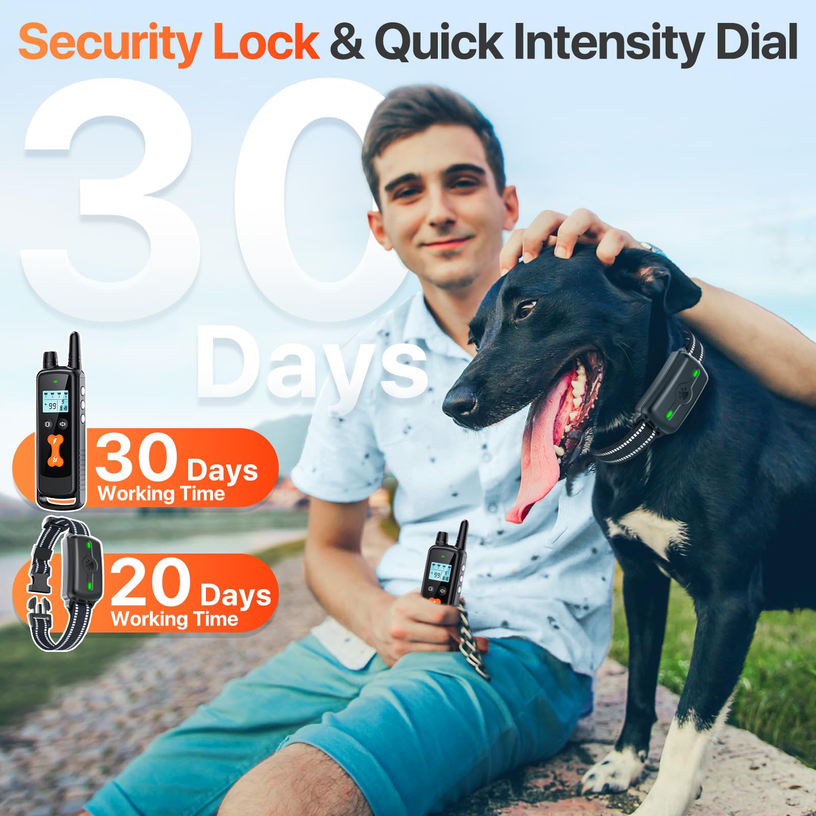 PINCOFIO adjustable strap fits 40-120 lbs for medium to large dogs