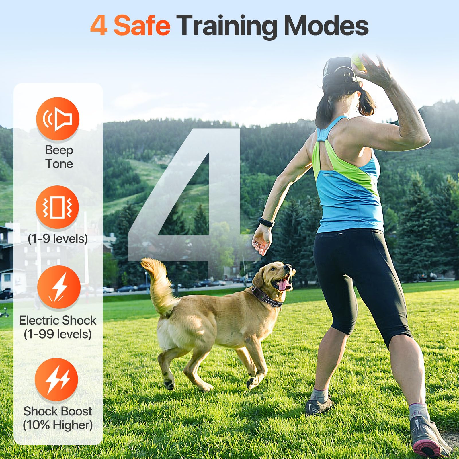 PINCOFIO remote control for easy mode selection during training