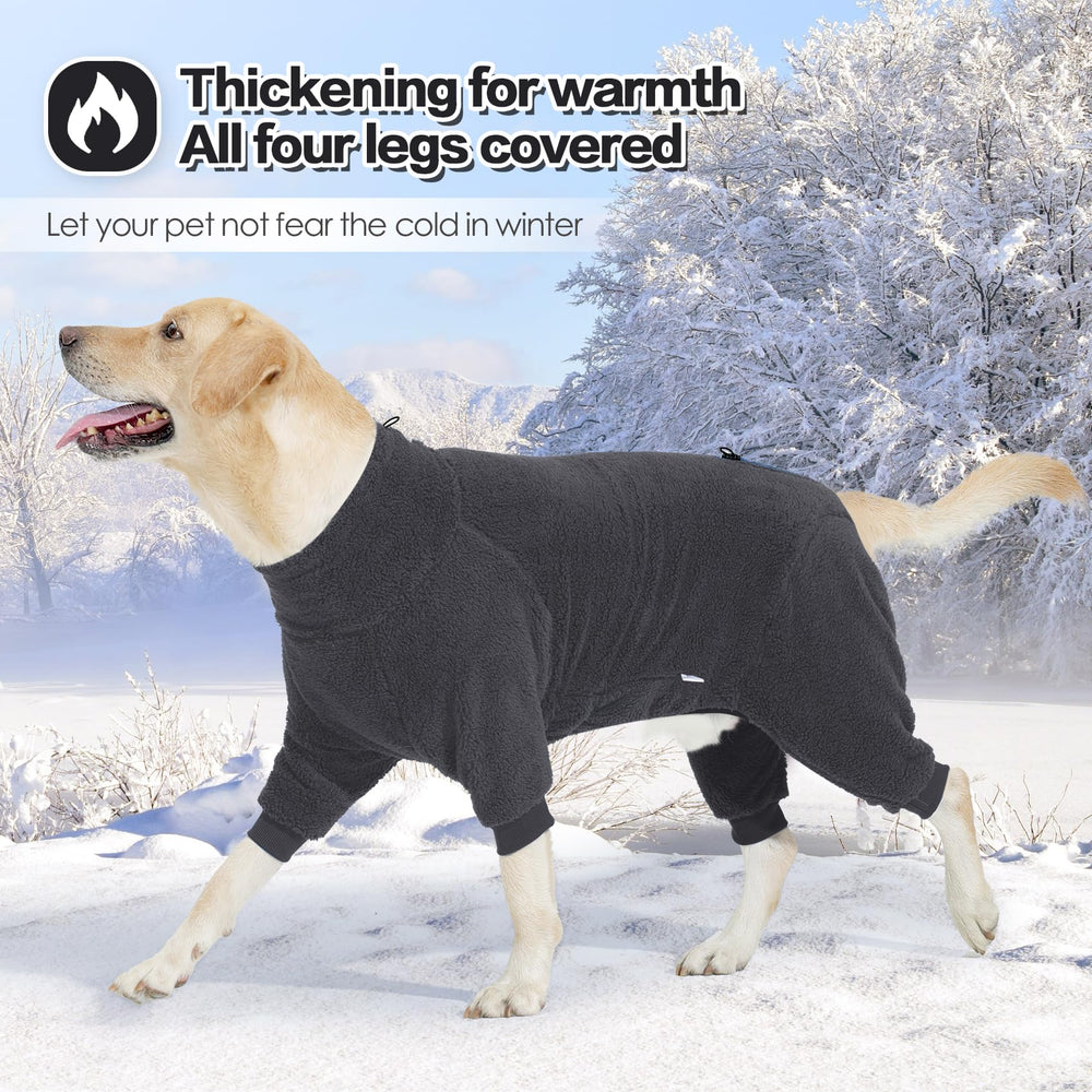 Pinellia fleece dog sweater adjustable straps ensure secure fit during runs