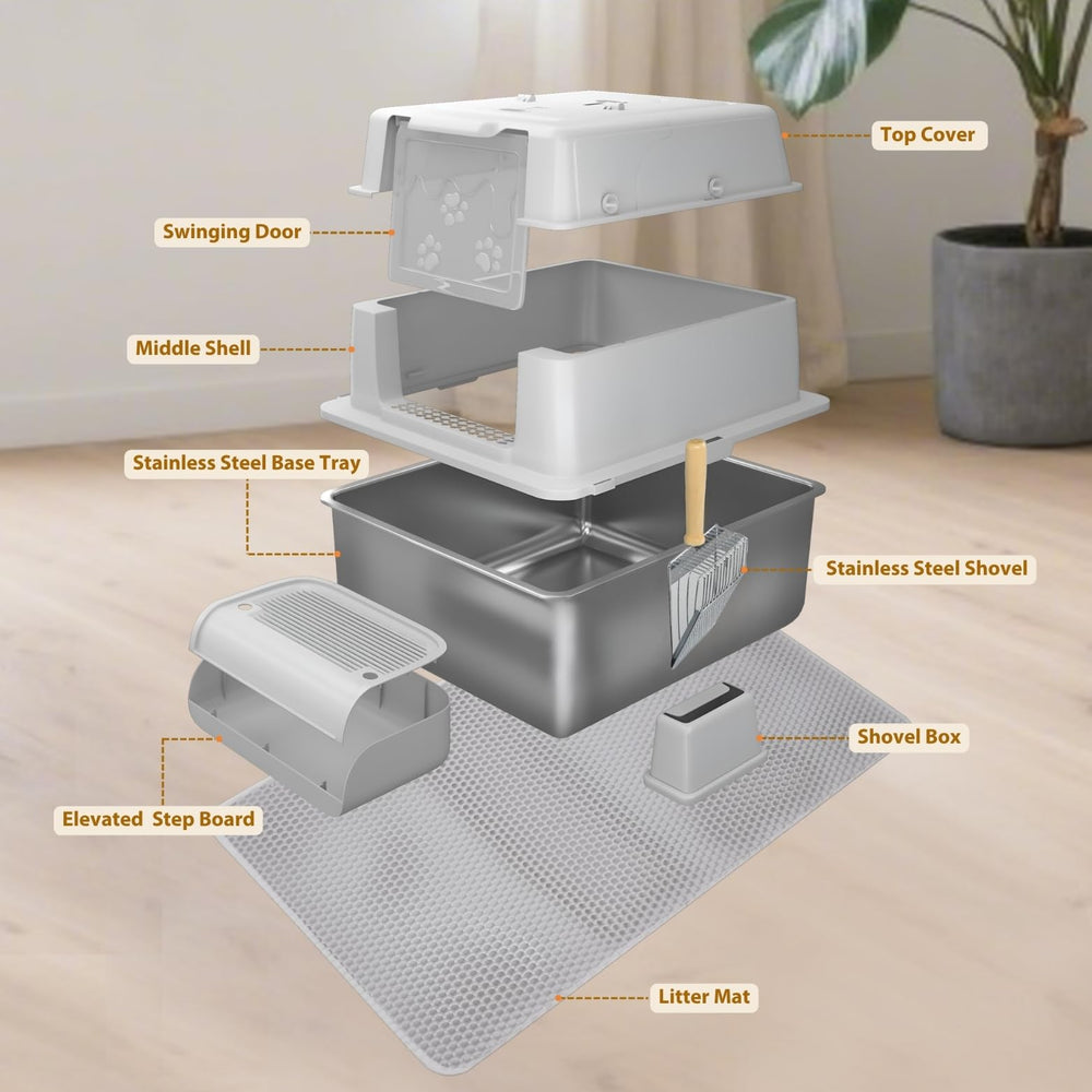 PINENEST XXXXL non-slip pads prevent movement on any floor surface