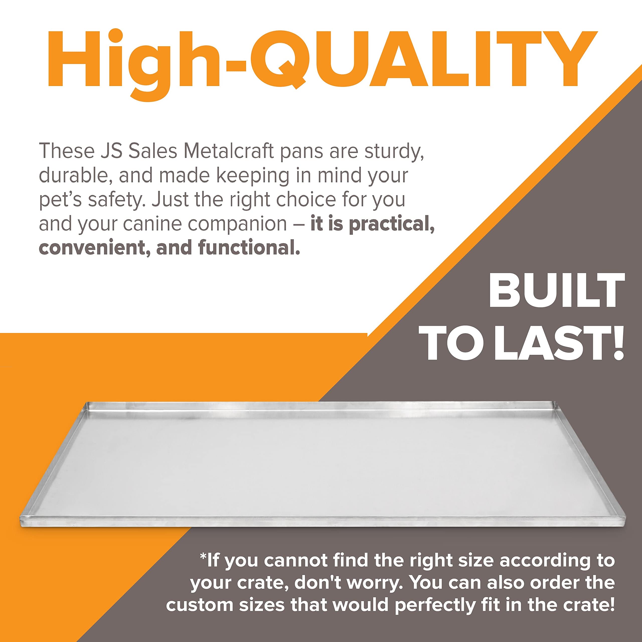 Pinnacle Systems custom-size pan available for snug crate fit.