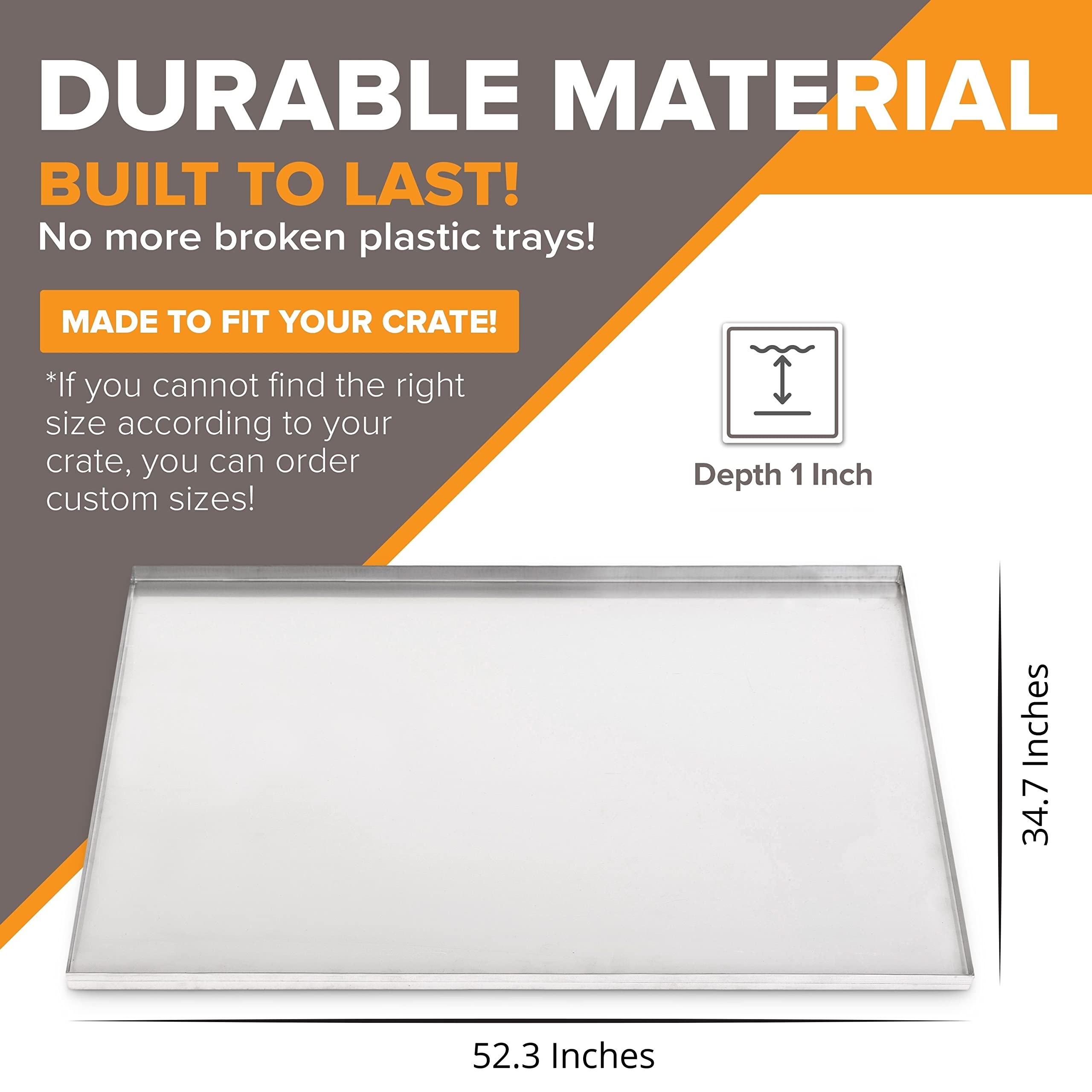 Pinnacle Systems slide-out pan enables quick cleaning after accidents.