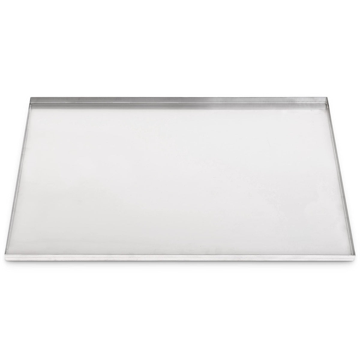 Pinnacle Systems galvanized crate pan 29x18 with easy-clean design.