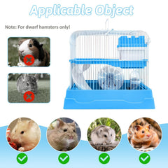 PINVNBY blue cage ventilation grid detail supports airy habitat.