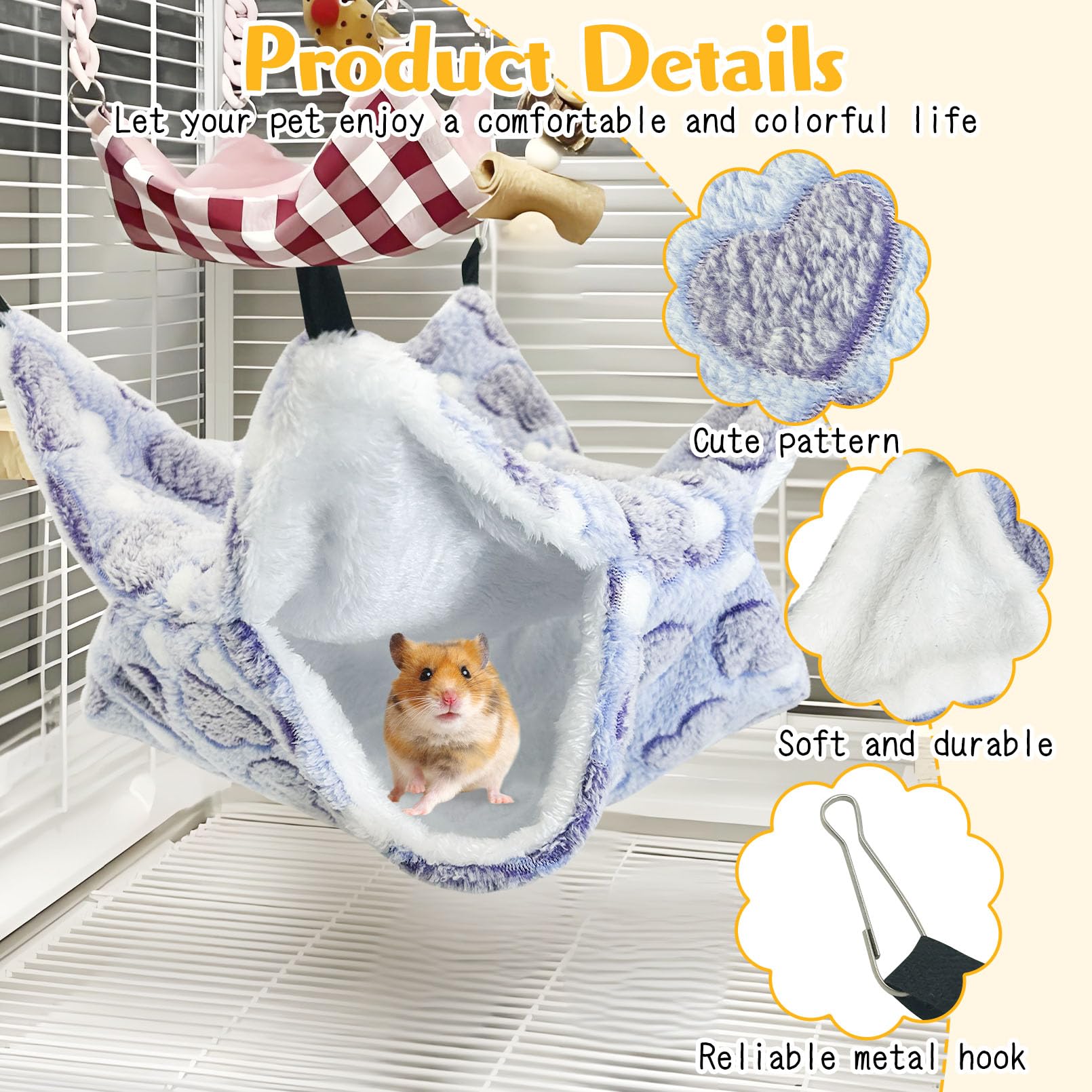 PINVNBY bed hideaway delivers elevated security and observation for curious rodents