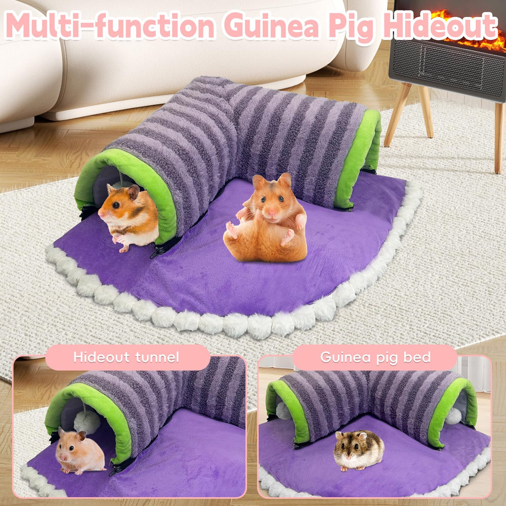 PINVNBY 80 cm long tunnel offers spacious comfort for small pets.
