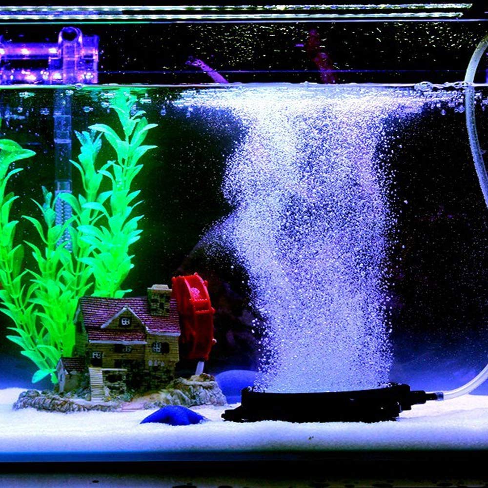 PINVNBY air stone disc secured by suction cups to prevent friction wear