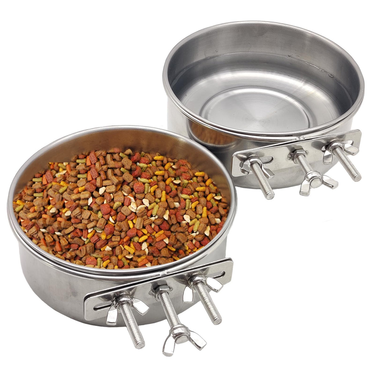 PINVNBY bird bowl hanging setup for secure feeding in cages
