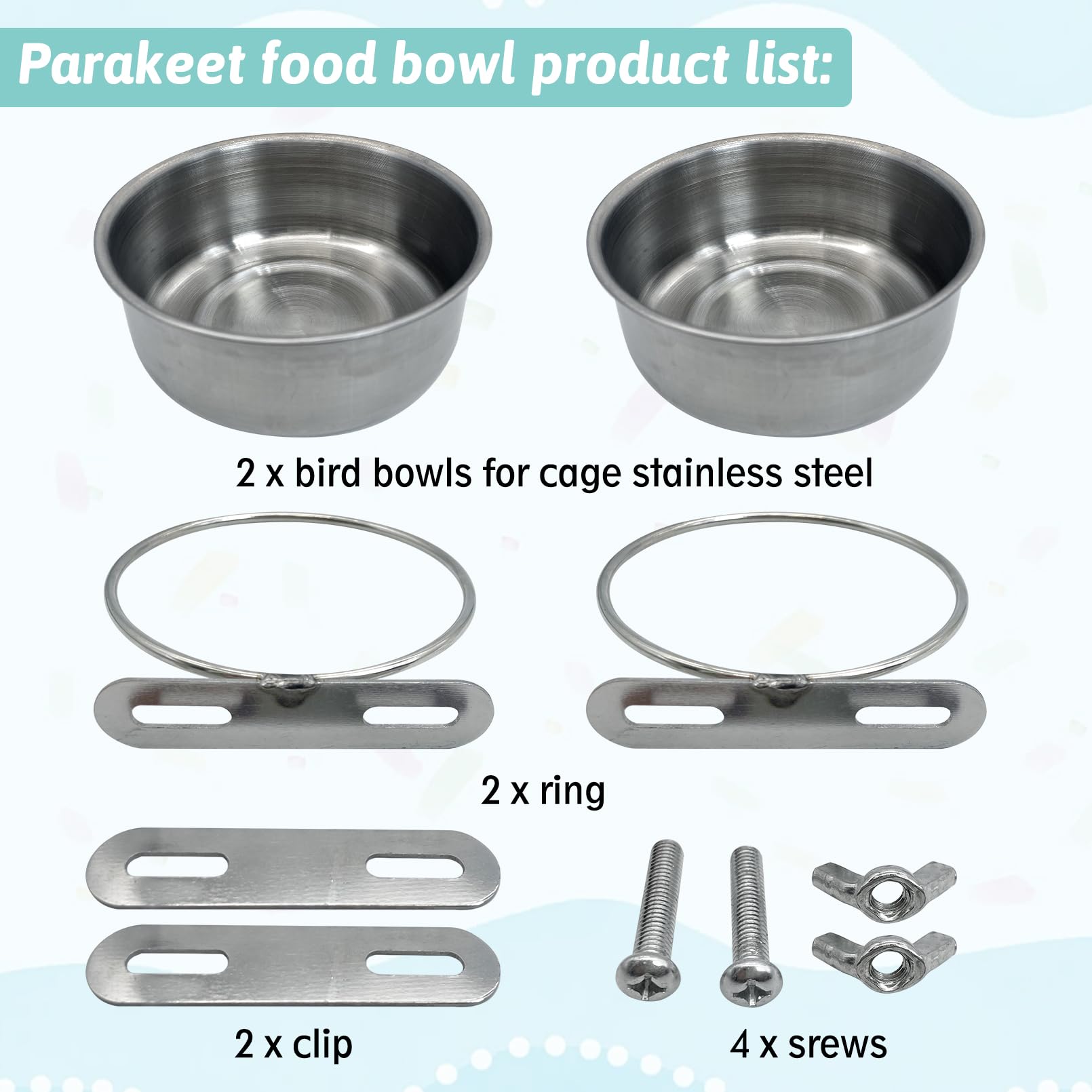 PINVNBY two-set bowls provide replacement options for households.