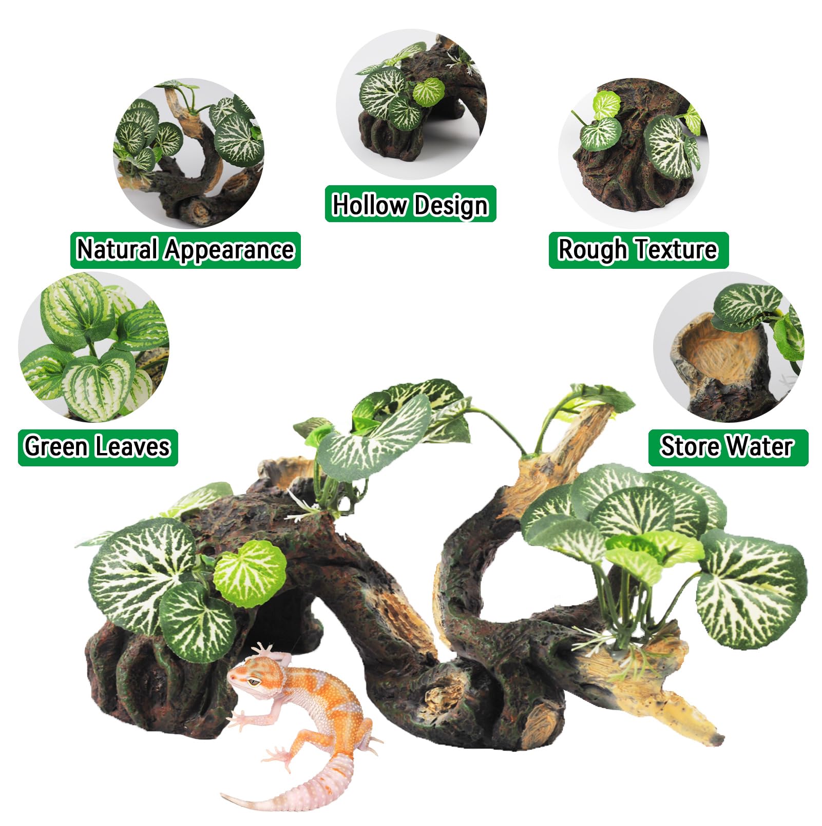 PINVNBY green leaves create natural-looking shade and shelter.