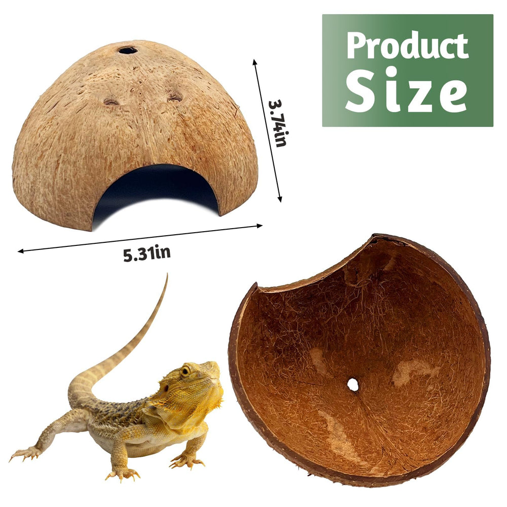 PINVNBY coconut hut top hole allows tunnel-like exploration and ventilation.