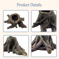 PINVNBY reptile flexible decor vine provides secure, bendable attachment.