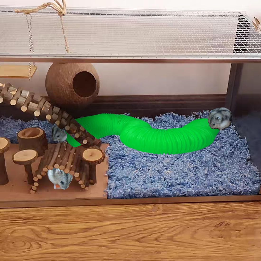 PINVNBY tunnel diameter 3.93 in - comfortable fit for small pets.