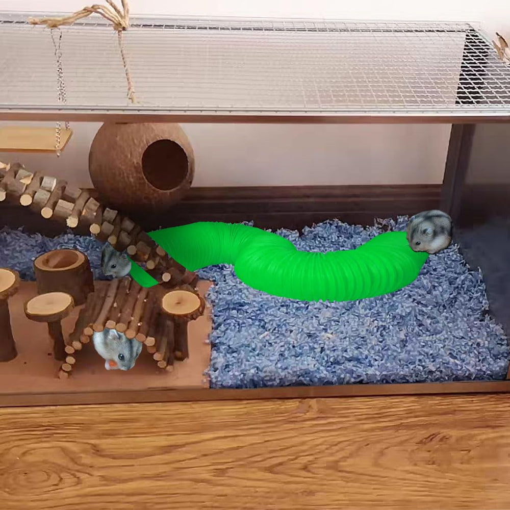 PINVNBY tunnel diameter 3.93 in - comfortable fit for small pets.