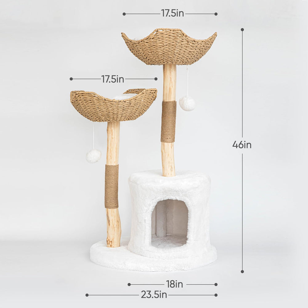 PISARRY easy-assembly cat tree instructions help quick setup in minutes