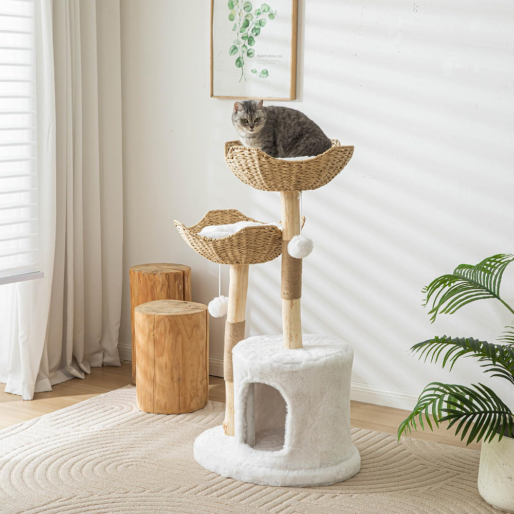PISARRY modern cat furniture shows artistic design for stylish homes and cats