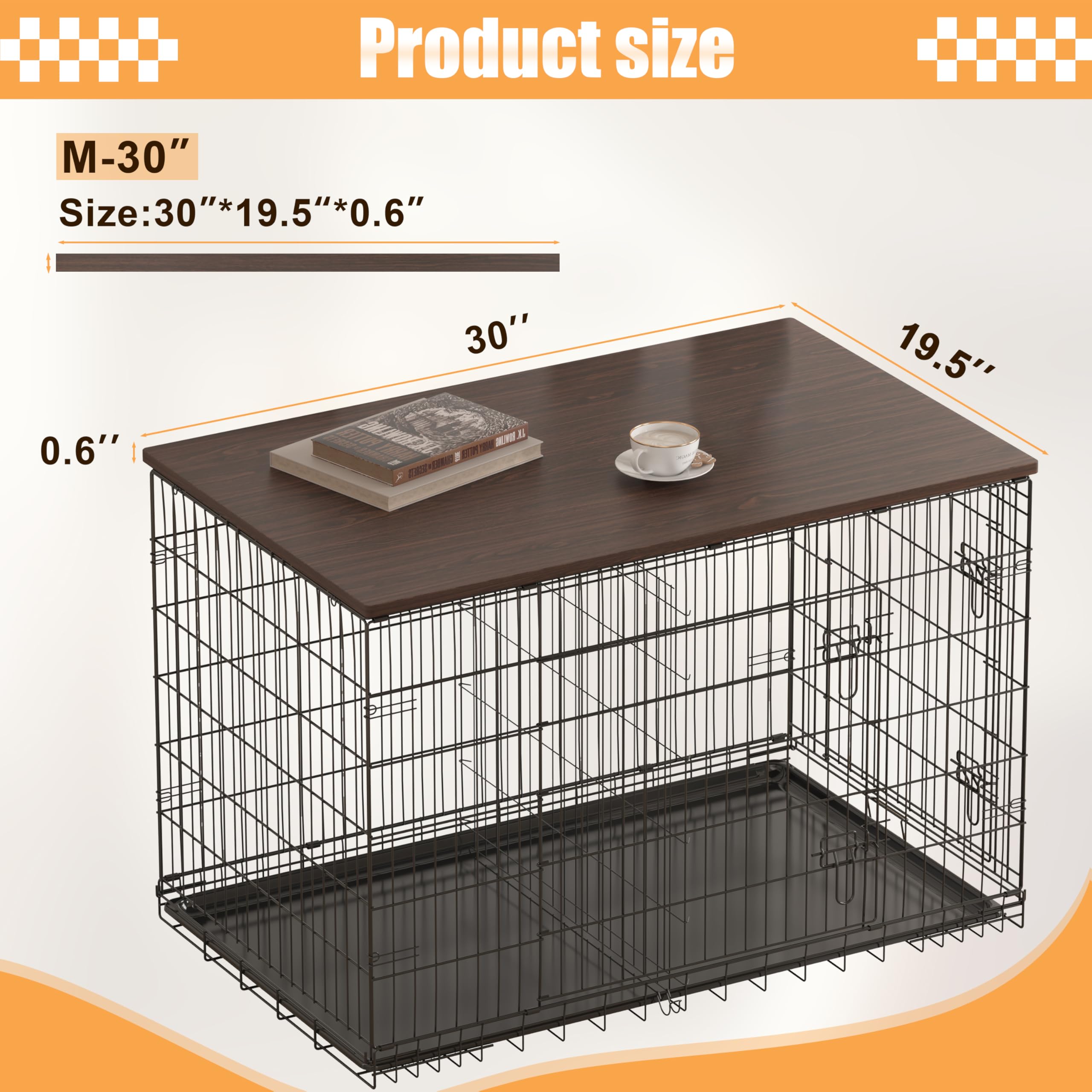 Piskyet Dog Crate Topper corner guards reinforce corners to resist bumps