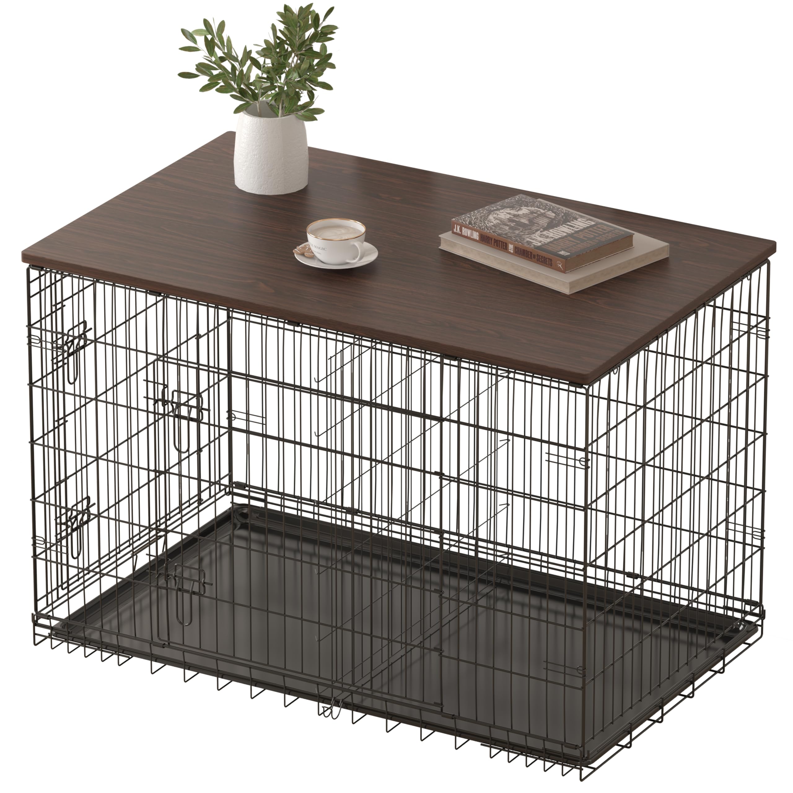 Piskyet Dog Crate Topper packaging protects edges during shipping for damage-free delivery