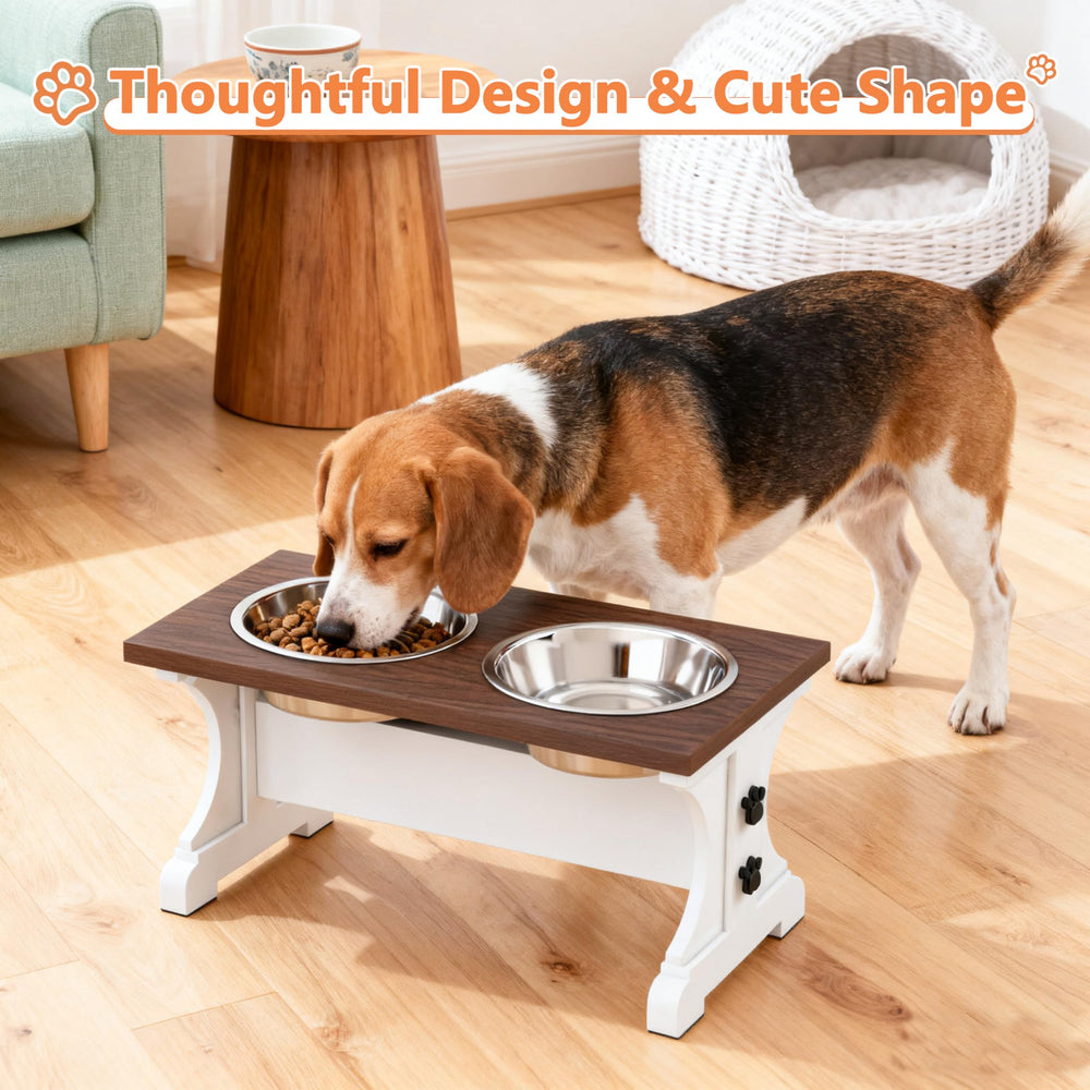Piskyet farmhouse wooden stand detail emphasizes sturdy design and elegance.