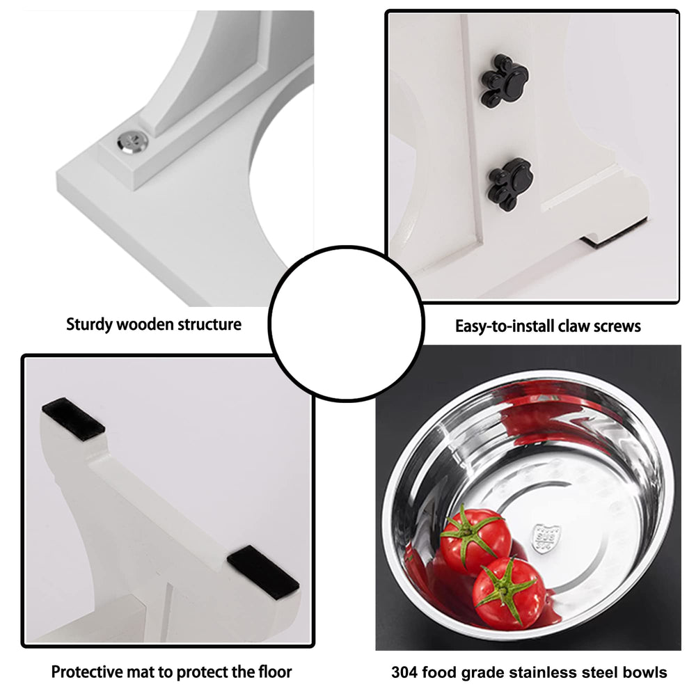 Piskyet bottom sponge mats protect floors from scratches under the stand.