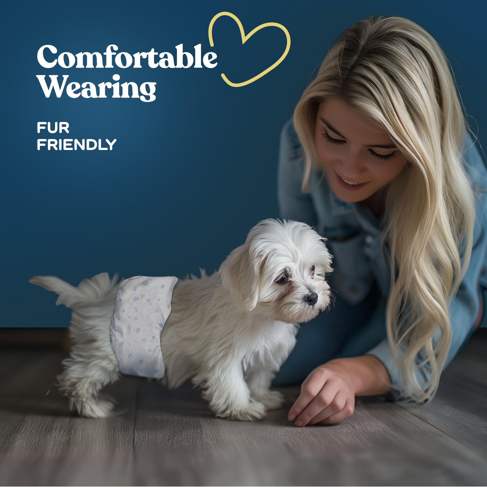 PitPet dog diapers with leak-proof barriers prevent leaks during movement