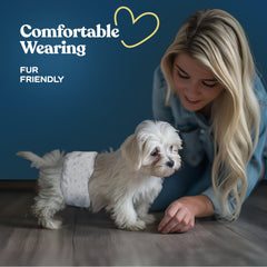 PitPet dog diapers with leak-proof barriers prevent leaks during movement