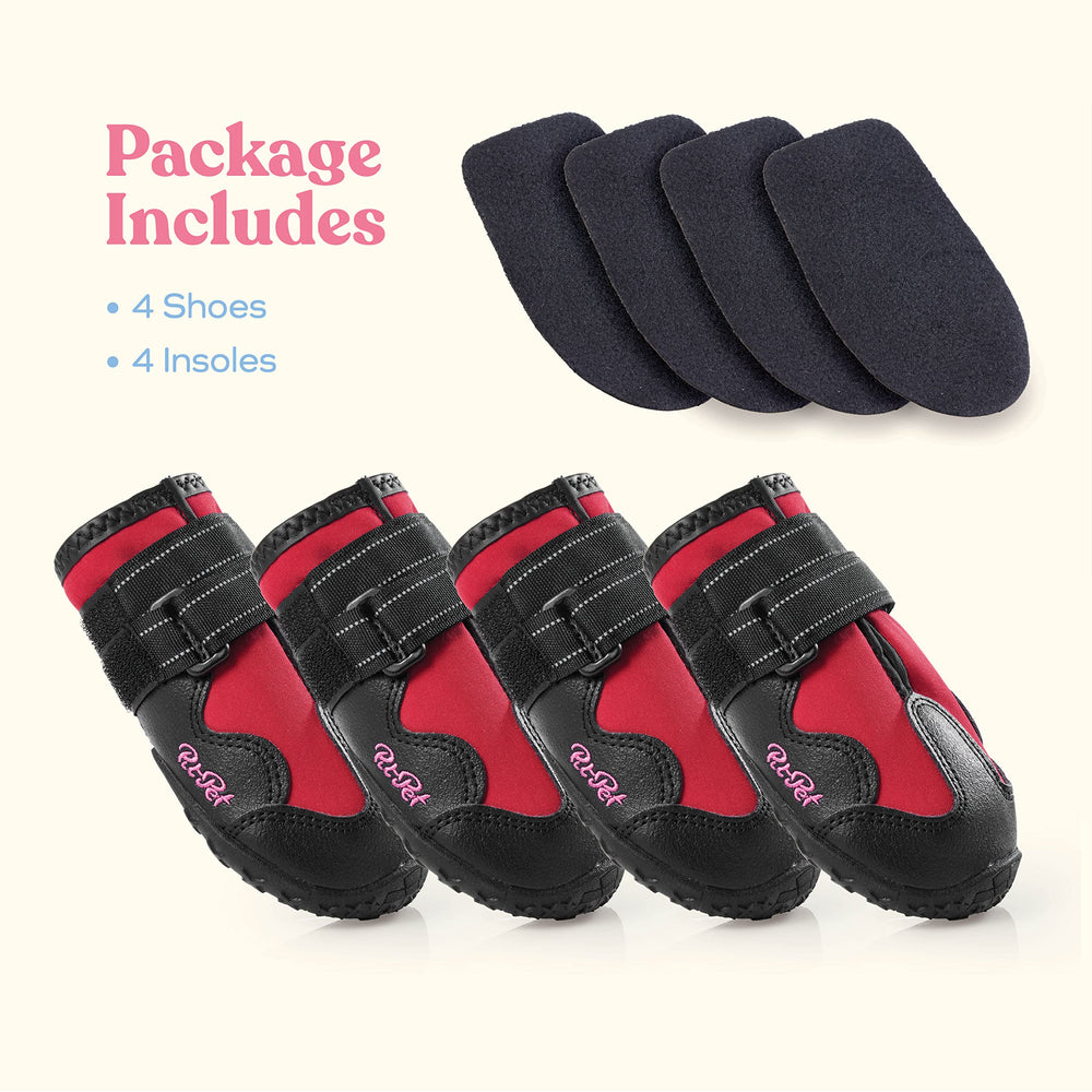 Pitpet outdoor dog shoes for all-weather use on diverse terrains