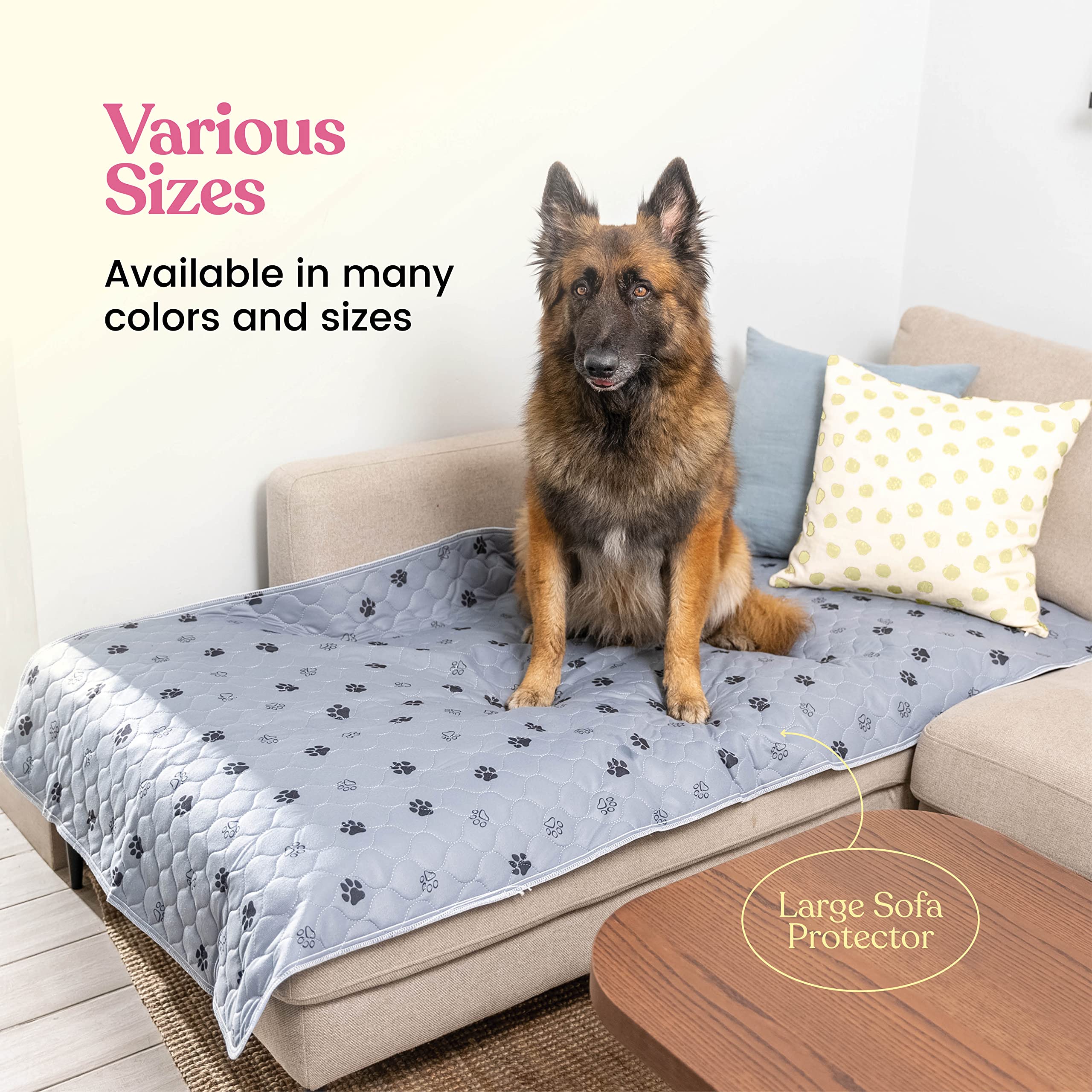 Pitpet pad soft outer layer shown for comfortable snuggling and restful sleep.