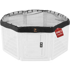 PJYuCien dog playpen mesh top cover 24inch octagon airflow ensures comfort.