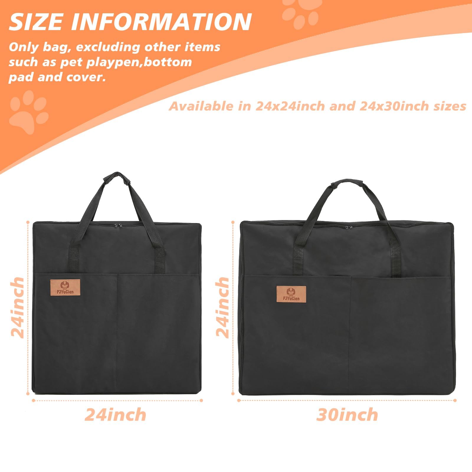 PJYuCien storage bag with carrying handles makes transporting your playpen simple and convenient.
