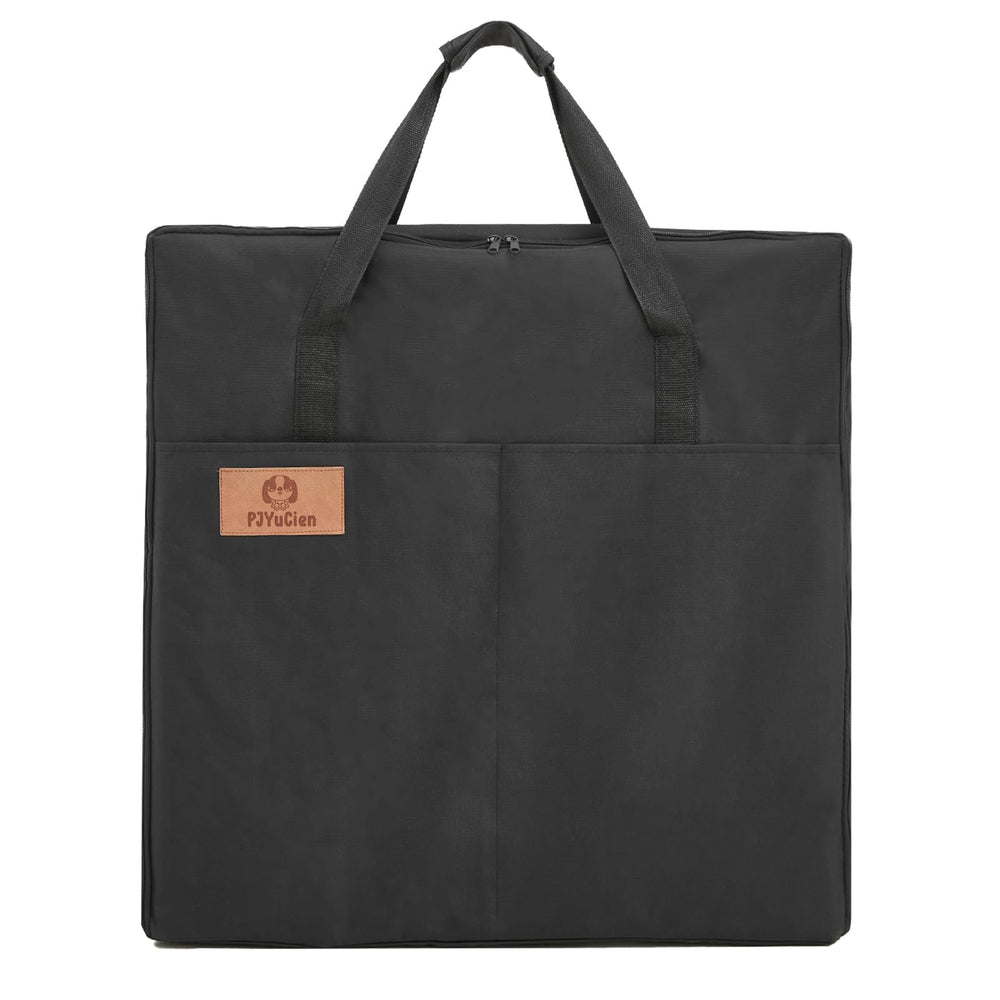 PJYuCien dog playpen storage bag folded compact for easy travel and space-saving storage.