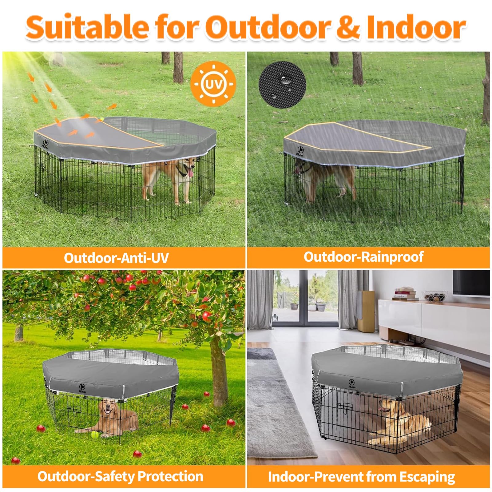 PJYuCien cover keeps pets contained and within view