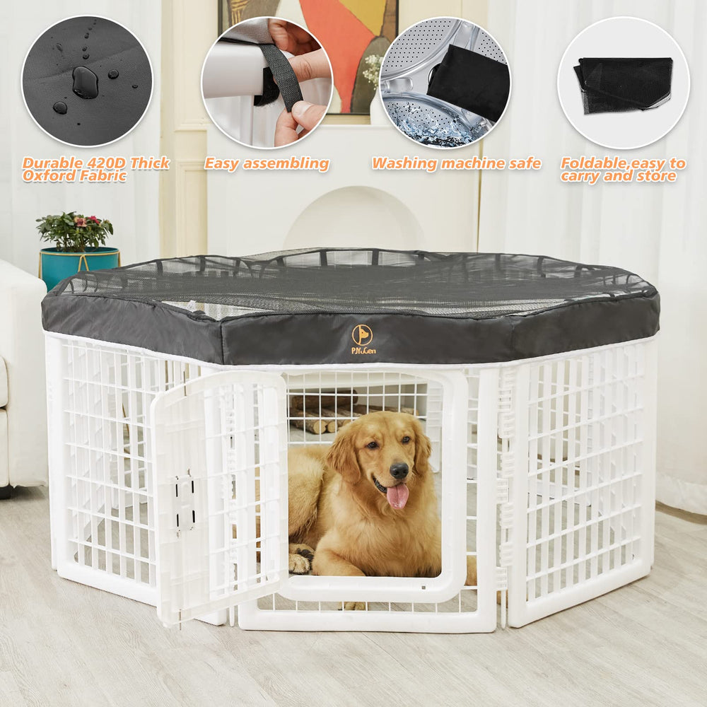 PJYuCien playpen cover ventilation supports comfortable outdoor use.