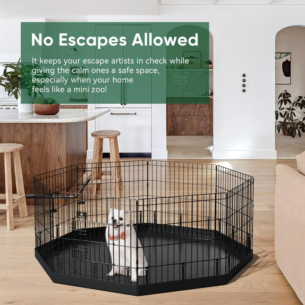PJYuCien playpen adjustable shapes fit any room layout