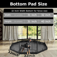 Durable 600D Oxford fabric bottom pad withstands active dogs.