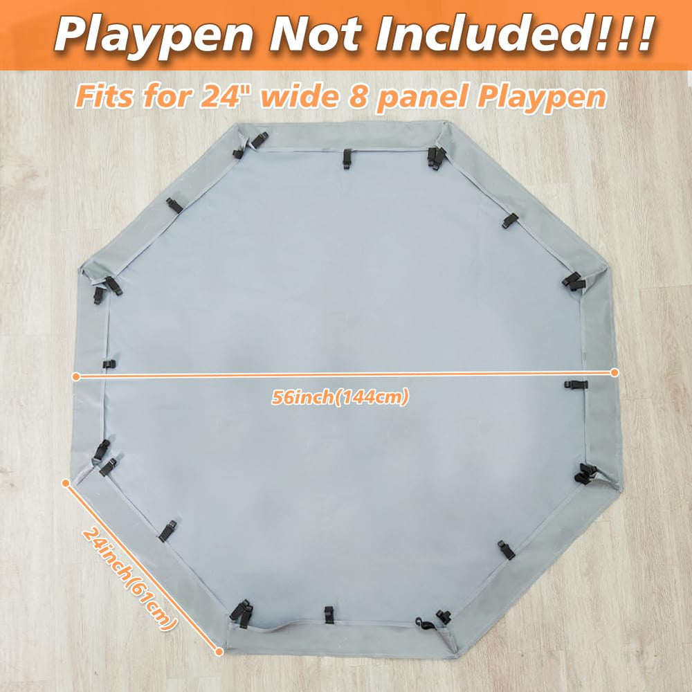 PJYuCien bottom pad oxford fabric closeup highlights durable, wipe-clean surface.