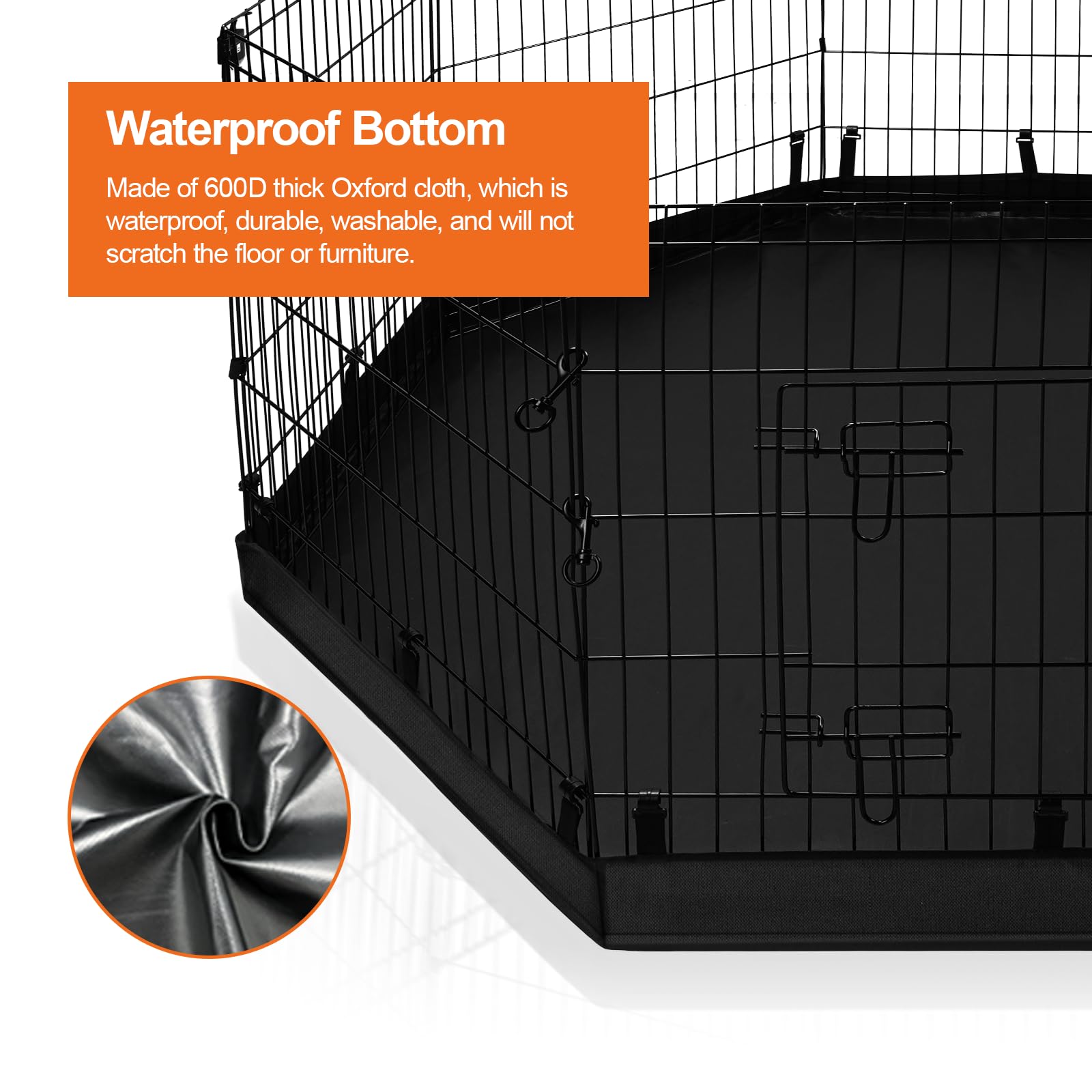PJYuCien bottom pad waterproof keeps surfaces clean and pet comfortable