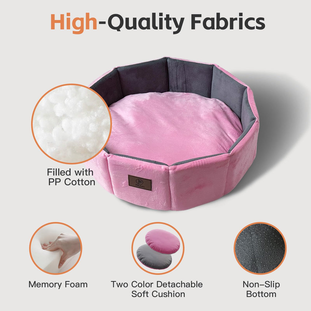 PJYuCien cat bed anti-slip bottom keeps it stable on floor surfaces.