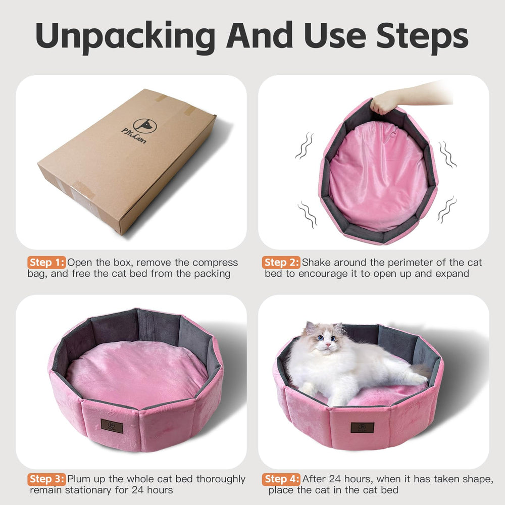 PJYuCien cat bed vacuum-packed packaging expands after 24 hours.