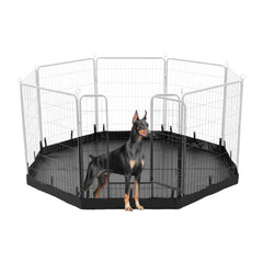 PJYuCien dog playpen bottom pad fits 32 inch eight-panel pens for floor protection.