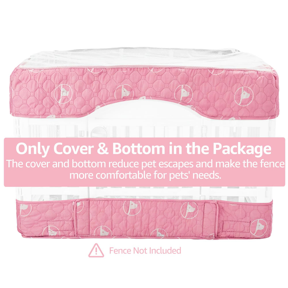 PJYuCien pink cover top view highlights breathable mesh and sun protection