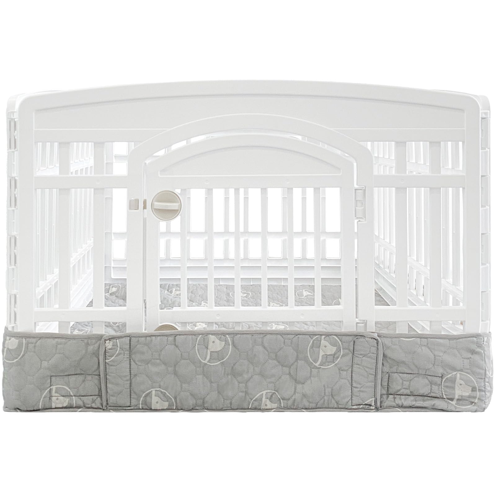 PJYuCien dog playpen bottom pad stabilizes panels for steady playtime