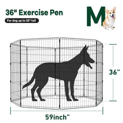 PJYuCien dog playpen bottom pad is waterproof to protect floors.
