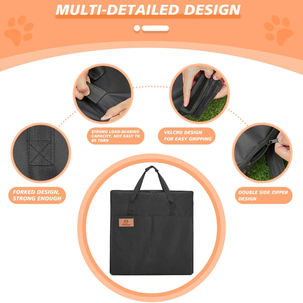 PJYuCien dog playpen storage bag durable 600D oxford fabric for everyday use.