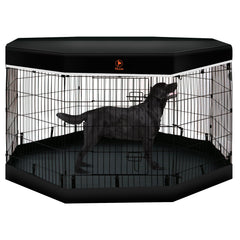 PJYuCien dog playpen top cover provides sun and UV protection.