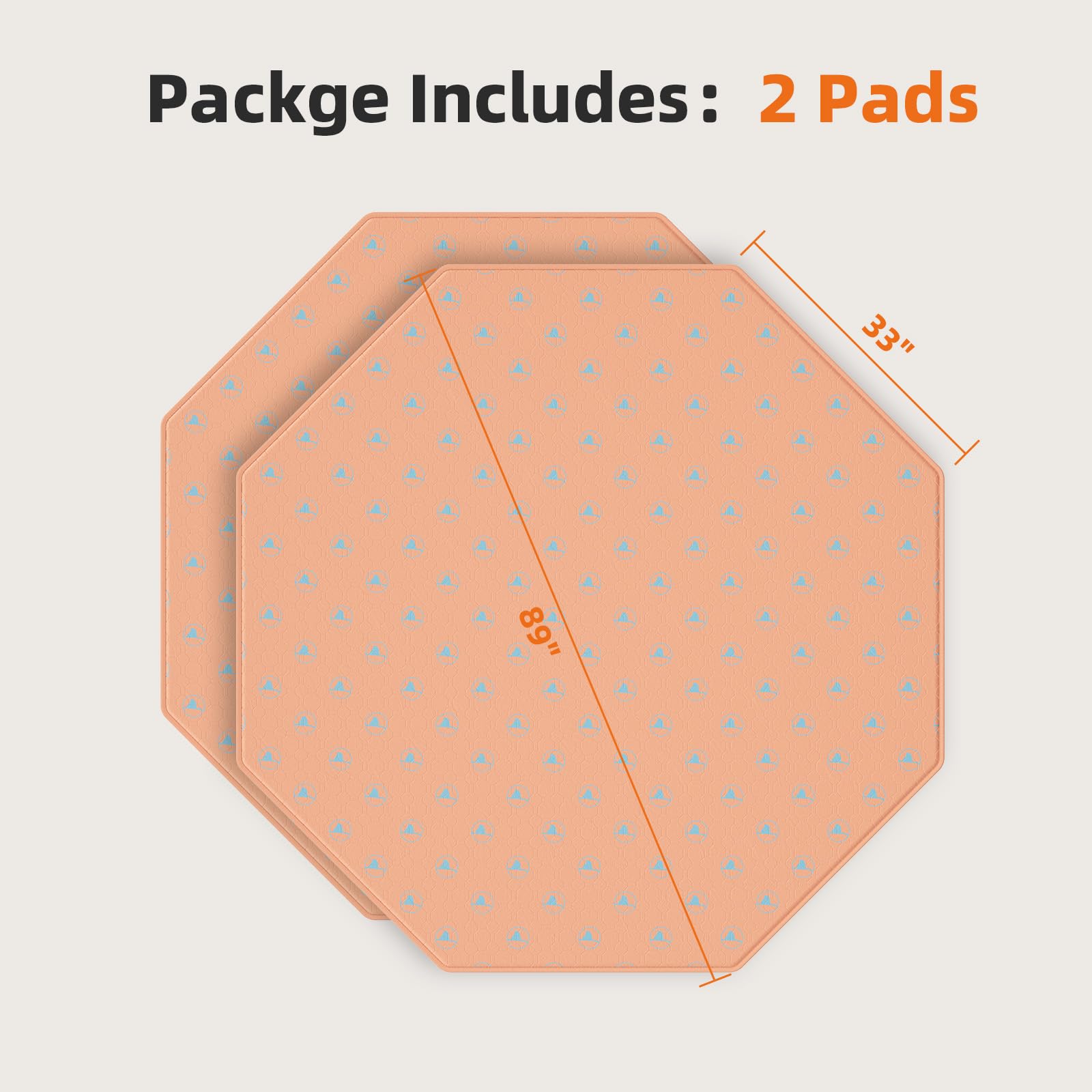 PJYuCien indoor training pad supports multi-scene use for homes and playpens.