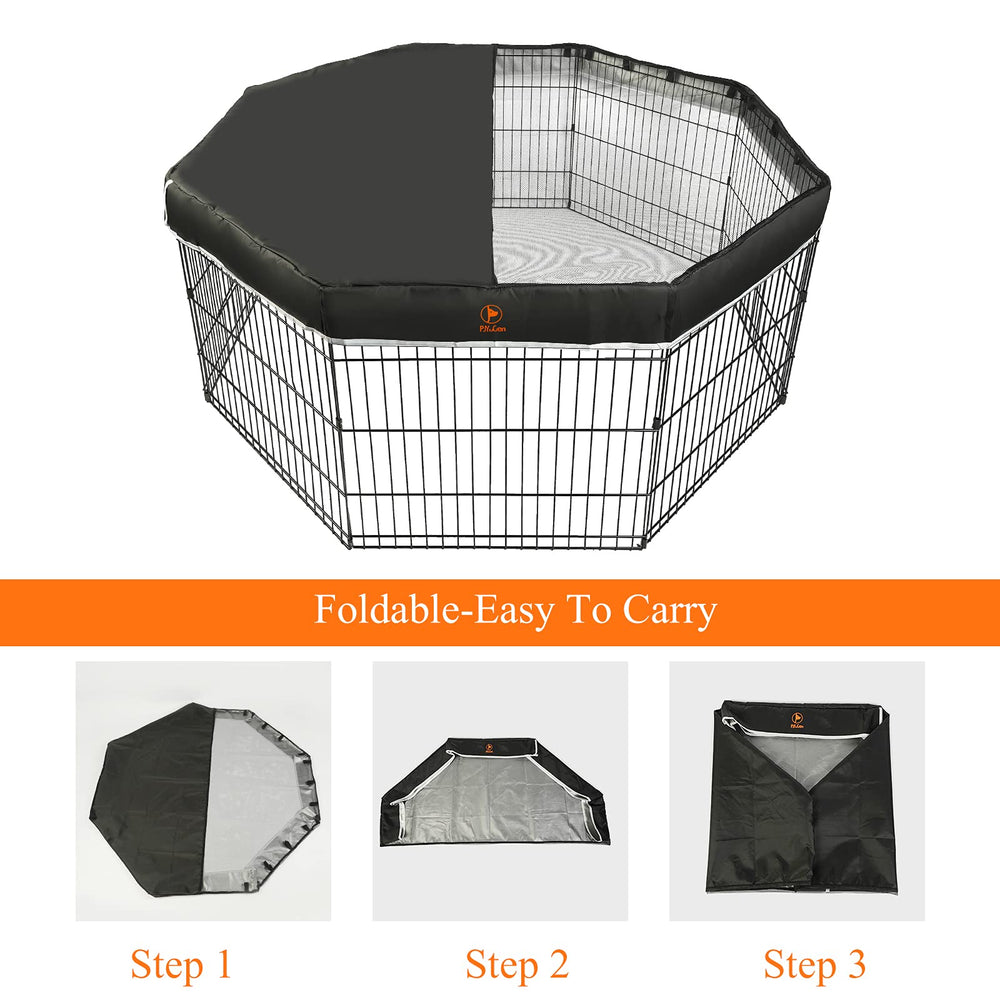 PJYuCien mesh top cover provides ventilation and UV protection for outdoor use.