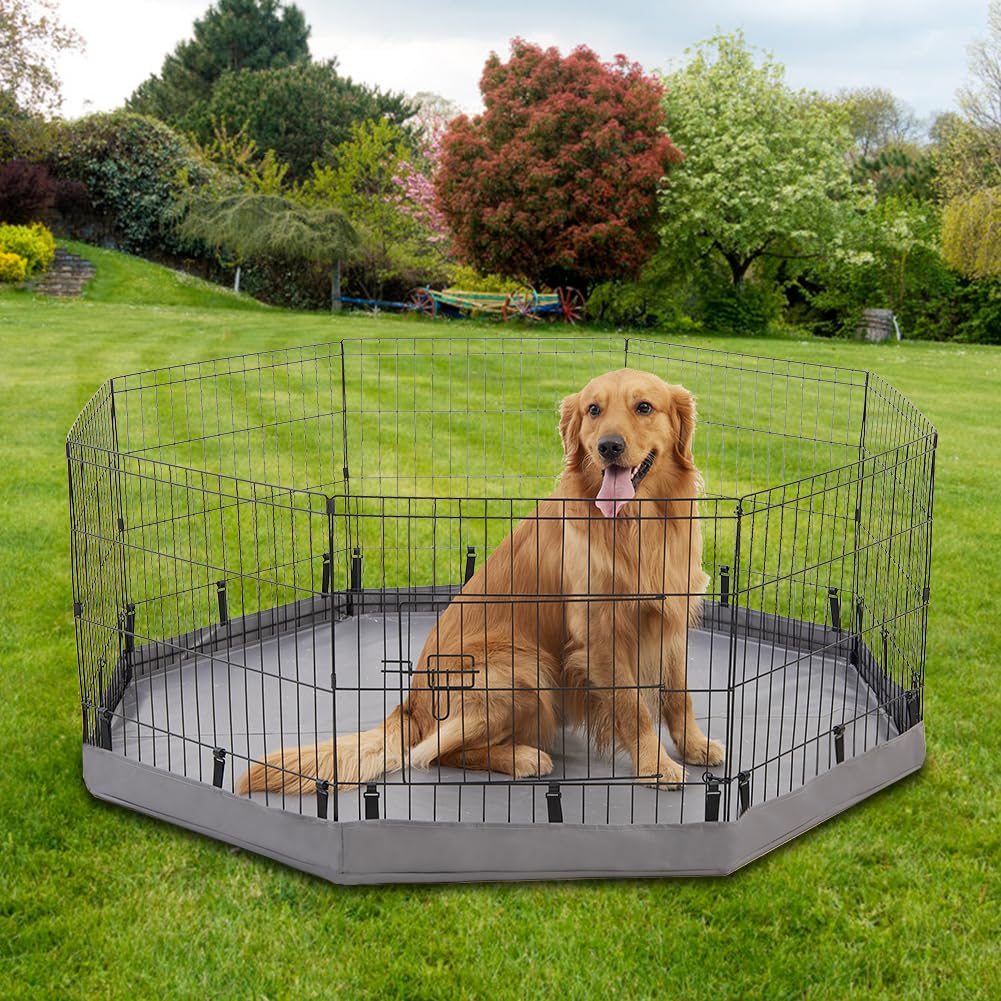 PJYuCien playpen bottom pad protects floors during playtime and snack moments.